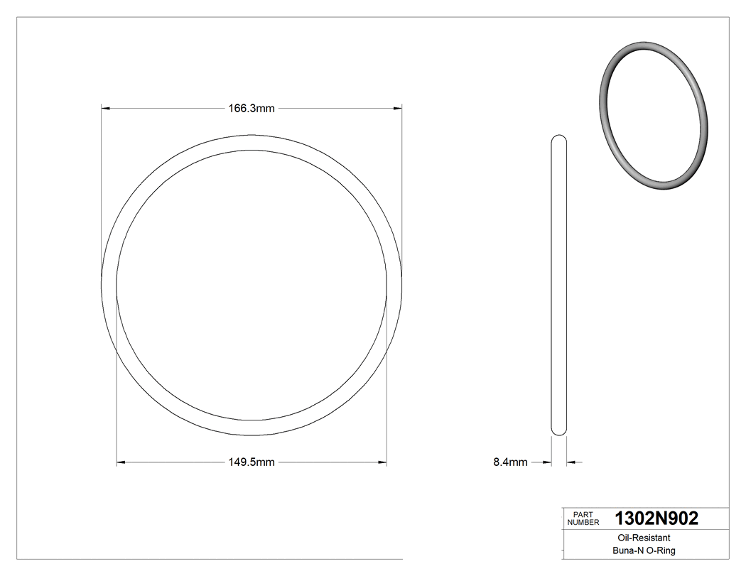 Technical drawing - 1302N902